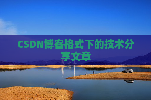 CSDN博客格式下的技术分享文章