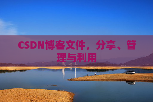 CSDN博客文件，分享、管理与利用